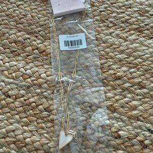 Gold Heart Pendant Necklace